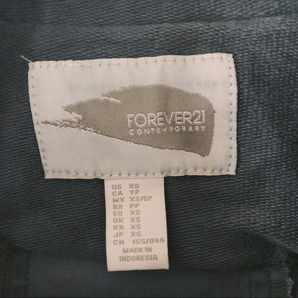 F21 Drapey Military-Inspired Jacket - Picture 3 of 5